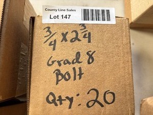 20- 34 x 2 34 Grade 8 Bolt
