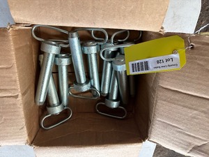 9 Heavy Duty Hitch Pins with Safety Clips