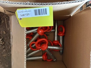 12 Heavy Duty Hitch Pins with Safety Clips