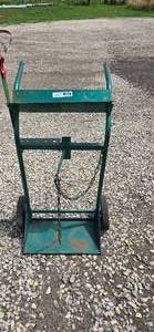 Green Oxy Acetylene torch cart