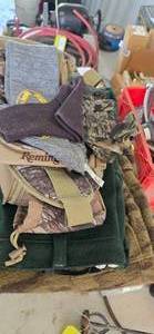 Misc Hunting Gear, wool pants, Rifle Sleeve, 2 waist packs, Gloves