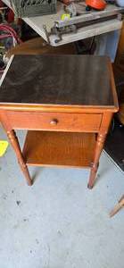 Antique Two Tier Nightstand