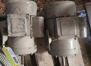 2 Electric Motors 1 hp