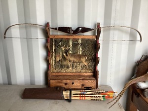 Bow and Arrow And Gun Rack
