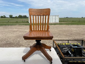Solid Oak DeskChair.