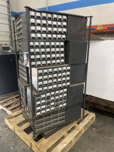 Large Rotating Small Item Ultra-Efficient Storage & Organization Nearly 500 Bins    System