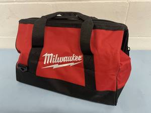 NEW - Milwaukee Power Tools Contactor Tool Carry  Storage Case - Soft Sided Nylon with Zipper & Stay-Open Top