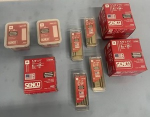Lot of Miscellaneous NEW Sennco Galvanized Staples and Nails