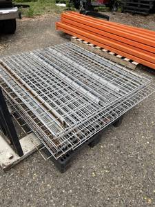 Pallet Rack Industrial Heavy Duty Racking Wire  Metal Mesh Decking Deck Shelf - 9 Decks