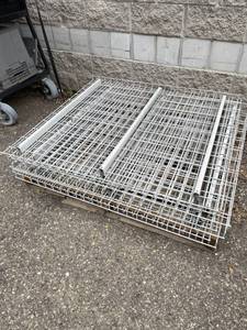 Pallet Rack Industrial Heavy Duty Racking Wire  Metal Mesh Decking Deck Shelf - 6 Decks