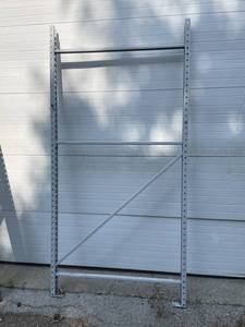 SINGLE - Heavy Duty Pallet Rack  Teardrop Racking Upright - 84 Tall and 48 Deep
