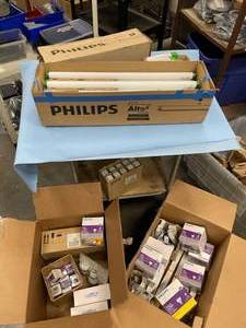 Large LOT of Miscellaneous NEW Light Bulbs - Various Types & Sizes