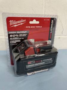 New Milwaukee Power Tools M18 Red Lithium RedLithium XC6.0 High Output 6.0 Ah