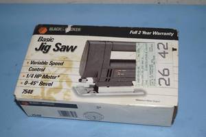 Vintage Black & Decker 7548 Variable-Speed Corded Jig Saw  Jigsaw