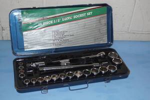 Chicago Forge Multi-Piece 12 Drive Socket Set with Case