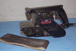 Vintage Sears Craftsman Model 315.11720 Corded Power Belt Sander with New Case