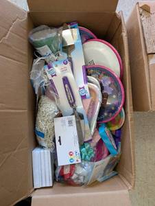 Lot of Baking Goods & Party Supplies