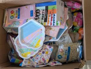 Lot of Party Supplies (boys & girls)