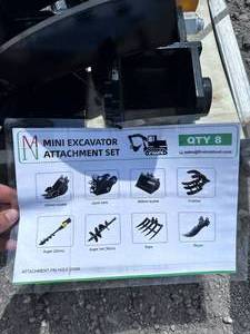 QTY (8) Excavator Attachment MIVA 2026 Unused