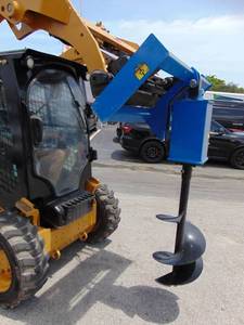 Skid Steer Loader Auger and Extra Rod GIYI 2026 Unused (Stock Photo)