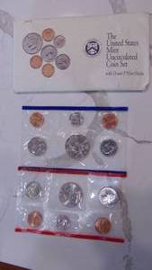 1992 D&P US Mint Uncirculated Coin Set