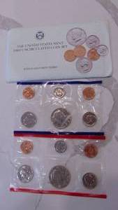 1989 D&P US Mint Uncirculated Coin Set