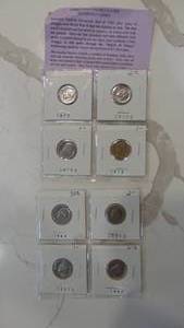 8-Various Years of Uncirculated Dimes