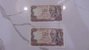 2-Spainish Currency Notes