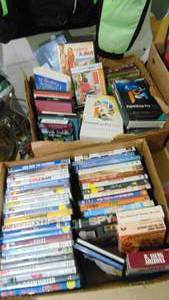 Assorted VHS, DVDs and CDs
