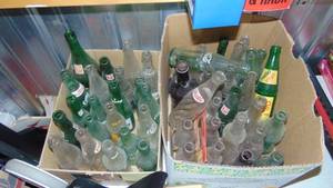 Assorted Vintage Pop Bottles