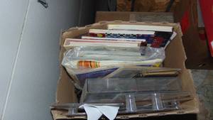 Sewing Books, Plastic Plates