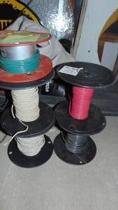 Spools of Misc Copper Wire