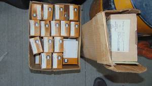Old Stock in Boxes of Electrical Items