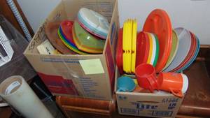 Vintage Plastic Picnic Ware