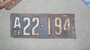 1926 Minnesota License Plate