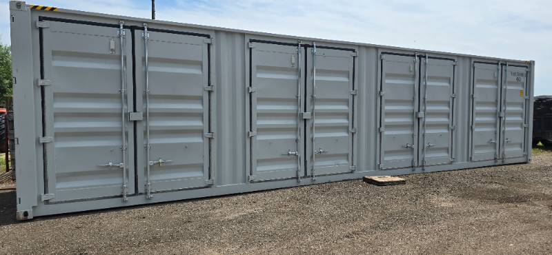 YLEU2551900  Sea Container with 4 Side Doors, 40HC, Single Trip