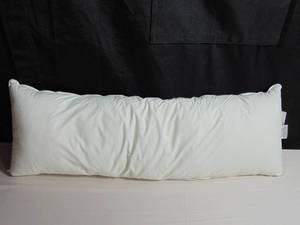 Lumbar Down Alternative White Bed Pillow - 16 x 44  Bokser Home
