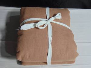 100% French Linen Duvet Cover - KingCal King - Clay  BOKSER HOME
