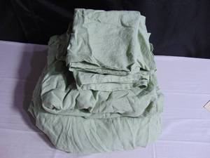 100% French Linen Sheet Set - Cal King - Matcha  BOKSER HOME