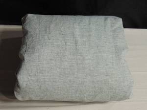 100% French Linen Duvet Cover - KingCal King - Shadow Pinstripe  BOKSER HOME