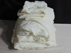 100% French Linen Sheet Set - Cal King - White  BOKSER HOME
