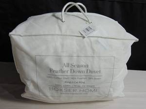 Feather & Down Duvet Comforter Insert - KingCal King - All Season  BOKSER HOME