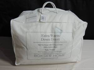Extra Warm 700 Fill Power Luxury White Duck Down Duvet Comforter Insert - FullQueen  BOKSER HOME