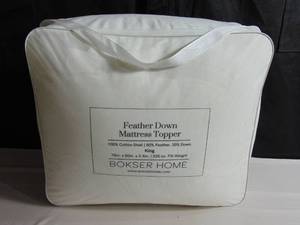 Feather & Down Plush Luxury Mattress Topper - Twin  BOKSER HOME
