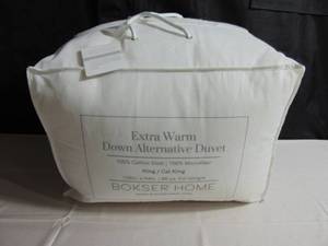 Extra Warm Premium Down Alternative Duvet Comforter Insert - KingCal King - White  BOKSER HOME