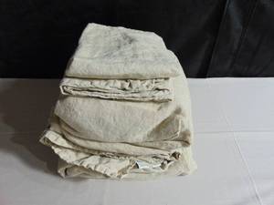 100% French Linen Sheet Set - Queen - Putty Heather  BOKSER HOME