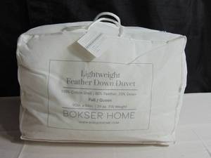 Feather & Down Duvet Comforter Insert - Full Queen - Lightweight  BOKSER HOME