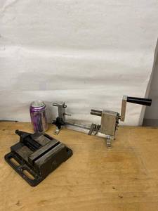 Lot Including Machinist Vise & Mainspring Winder Tool Set