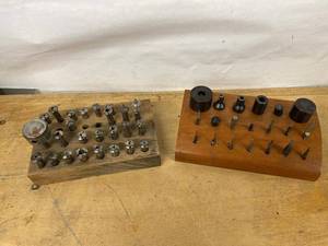 Lot Including Watchmaker Collet Set and Staking Tool Accessories