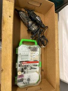 Dremel Rotary Tool Lot 200 4000 w Hyper Tough Accessory Kit Fair